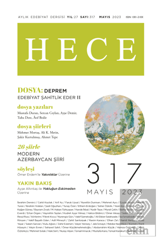 Hece Dergisi - Sayı: 317 Mayıs 2023