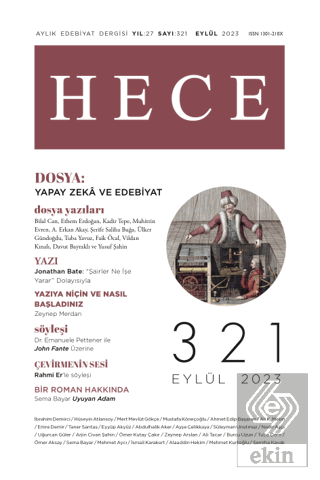 Hece Dergisi - Sayı: 321 Eylül 2023