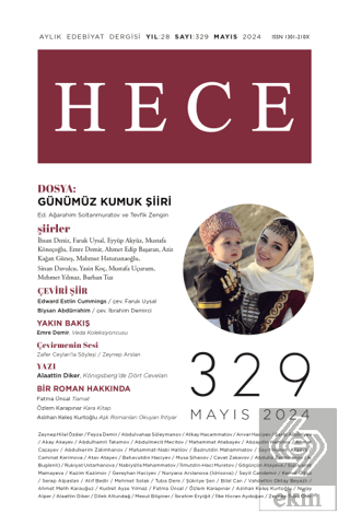 Hece Dergisi - Sayı: 329 Mayıs 2024