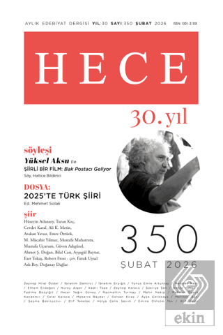 Hece Dergisi - Sayı 350 Şubat 2026