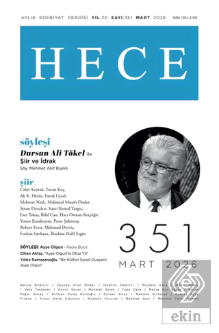 Hece Dergisi - Sayı 351 Mart 2026