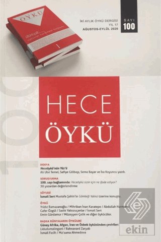 Hece İki Aylık Öykü Dergisi Sayı: 100 Ağustos-Eylül 2020