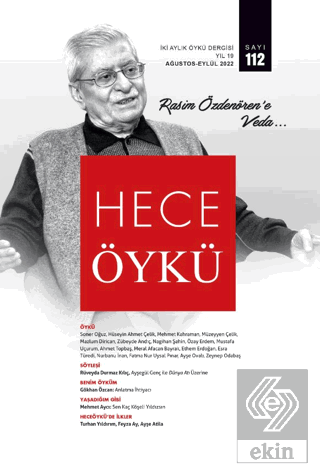 Hece Öykü Dergisi Sayı: 112 Ağustos - Eylül 2022