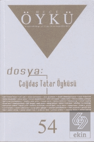 Hece Öykü Dergisi Sayı: 54