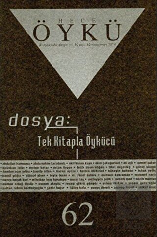 Hece Öykü Dergisi Sayı: 62