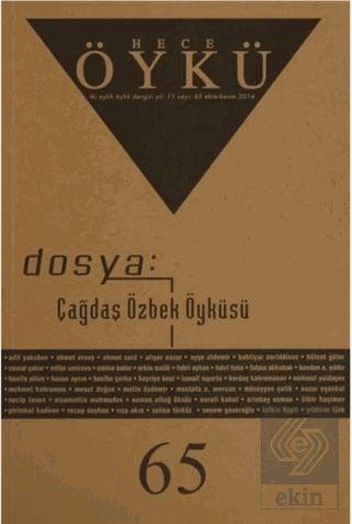 Hece Öykü Dergisi Sayı: 65 Ekim - Kasım 2014