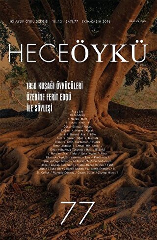 Hece Öykü Dergisi Sayı : 77 Ekim-Kasım 2016