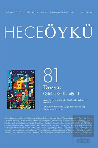 Hece Öykü Dergisi Sayı: 81 Haziran-Temmuz 2017