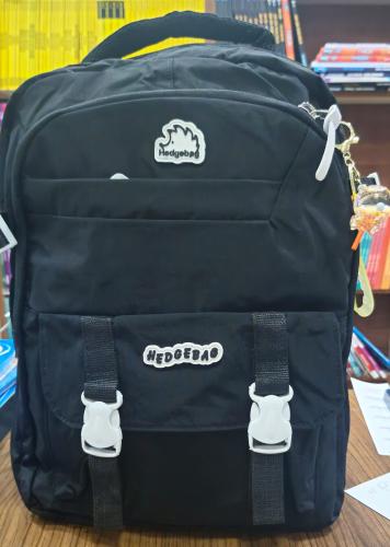 HEDGEBAG 3 GÖZLÜ SIRT ÇANTASI SİYAH