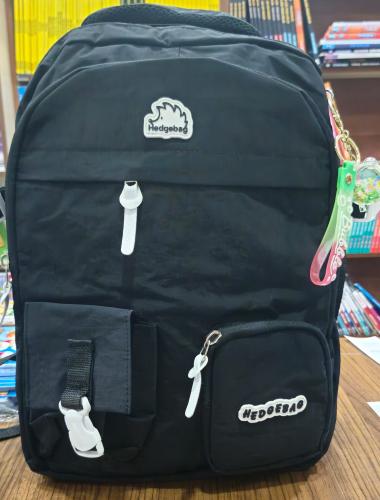 HEDGEBAG 3 GÖZLÜ SIRT ÇANTASI SİYAH
