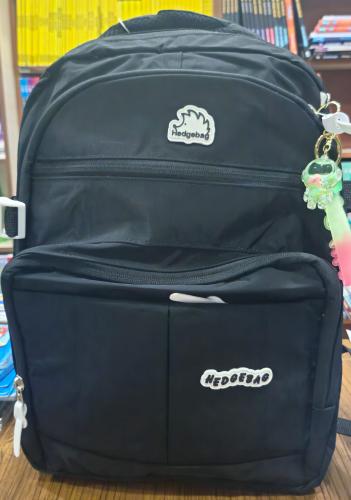 HEDGEBAG 3 GÖZLÜ SIRT ÇANTASI SİYAH