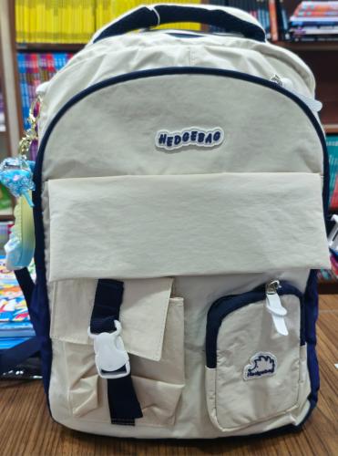 HEDGEBAG SIRT ÇANTASI BEJ LACİVERT