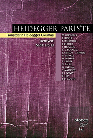 Heidegger Paris\'te
