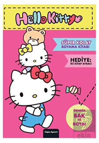 Hello Kitty Süper Kolay Boyama Kitabı
