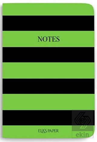 Helloween Yeşil Çizgili - Defter