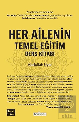 Her Ailenin Temel Eğitim Ders Kitabı