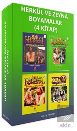 Herkül ve Zeyna Boyama Kitapları (4 Kitap Set)