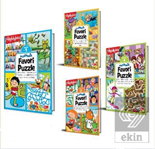 Highlights Puzzlemania Favori Puzzle 4\'lü Set