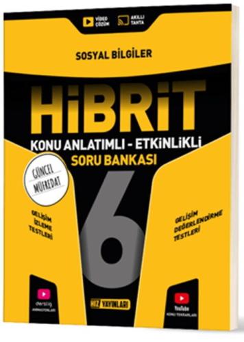 Hız Yayınları 6. Sınıf Sosyal Bilgiler HİBRİT Konu Anlatımlı Etkinlikl