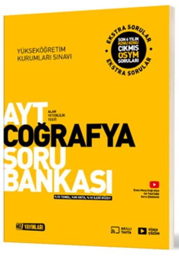 Hız Yayınları AYT Coğrafya Soru Bankası
