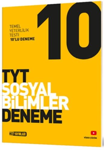 Hız Yayınları TYT Sosyal Bilimler 10 lu Deneme