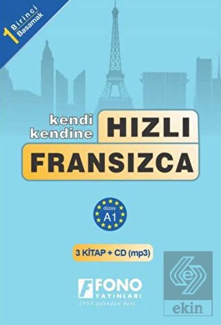 Hızlı Fransızca 1. Basamak (3 Kitap + 3 CD)