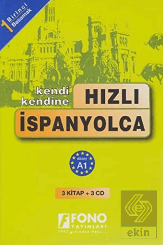 Hızlı İspanyolca 1. Basamak (3 Kitap) CD\'li