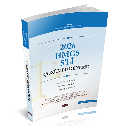 HMGS 5'li Çözümlü Deneme Sınavı 2026