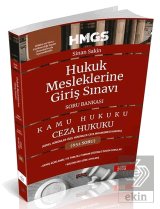 HMGS Ceza Hukuku Genel ve Özel Hükümler Soru Bankası