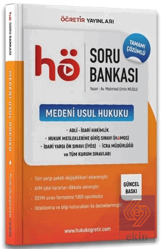 HMGS Hakimlik Medeni Usul Hukuku Soru Bankası