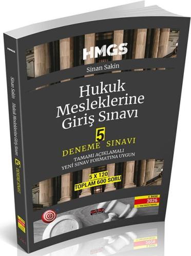 HMGS Hukuk Mesleklerine Giriş Sınavı 5 Deneme Sınavı