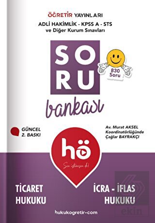 HÖ Ticaret Hukuku İcra - İflas Hukuku Soru Bankası