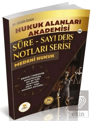 HUKAL 2026 HMGS Hakimlik Medeni Usul Hukuku Süre-Sayı Ders Notları