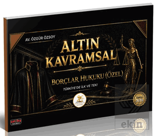 HUKAL Altın Kavramsal Borçlar Hukuku Özel Hükümler Özgür Özsoy Savaş Y