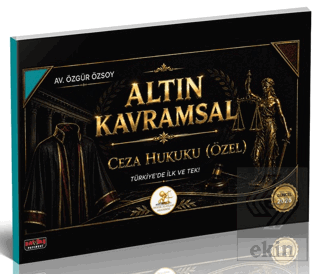 HUKAL Altın Kavramsal Ceza Hukuku Özel Hükümler Özgür Özsoy Savaş Yayı