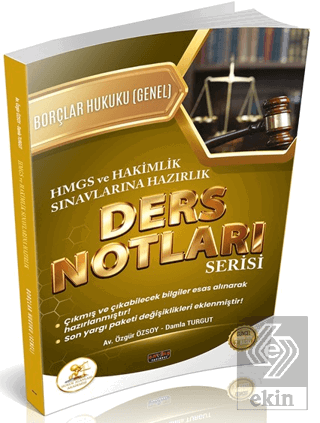 HUKAL HMGS - Hakimlik Borçlar Hukuku Genel Hükümler Ders Notları