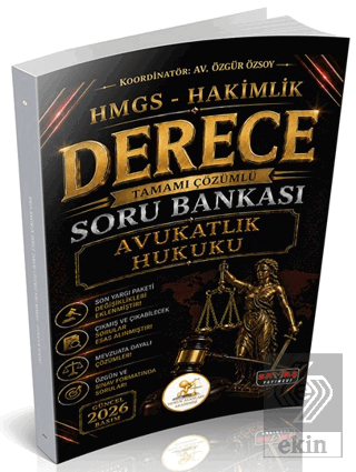 HUKAL HMGS-Hakimlik Derece Avukatlık Hukuku Soru Bankası Özgür Özsoy S