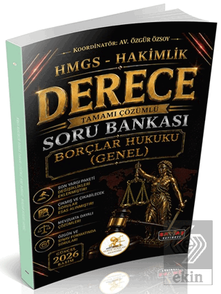 HUKAL HMGS-Hakimlik Derece Borçlar Hukuku Genel Hükümler Soru Bankası 