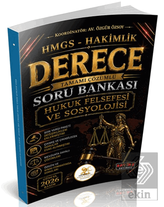 HUKAL HMGS-Hakimlik Derece Hukuk Felsefesi ve Sosyolojisi Soru Bankası