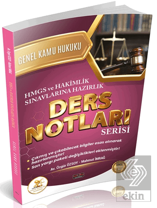 HUKAL HMGS - Hakimlik Genel Kamu Hukuku Ders Notları