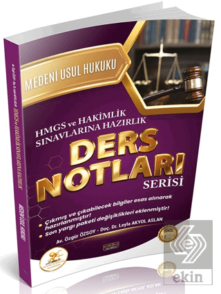HUKAL HMGS - Hakimlik Medeni Usul Hukuku Ders Notları