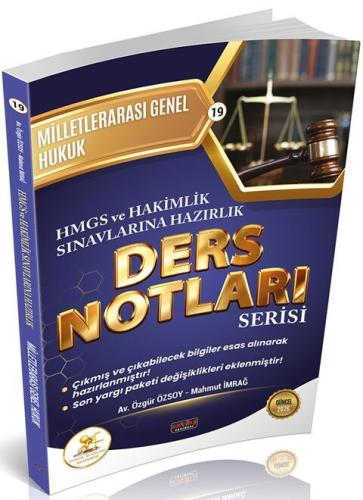 HUKAL HMGS HAKİMLİK Milletlerarası Genel Hukuk Ders Notları