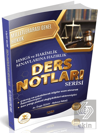 HUKAL HMGS - Hakimlik Milletlerarası Genel Hukuk Ders Notları