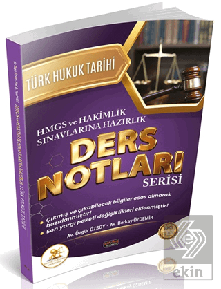 HUKAL HMGS - Hakimlik Türk Hukuk Tarihi Ders Notları
