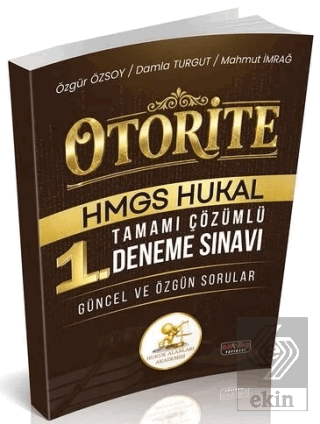 HUKAL Otorite HMGS 1. Deneme Çözümlü
