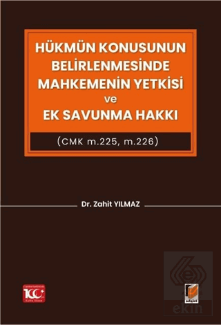 Hükmün Konusunun Belirlenmesinde Mahkemenin Yetkis