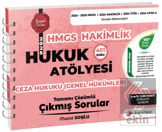 Hukuk Atölyesi HMGS Hakimlik Ceza Hukuku Genel Hükümler Çıkmış Sorular