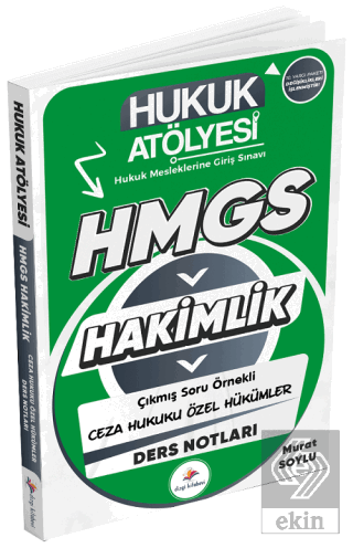 Hukuk Atölyesi HMGS Hakimlik Ceza Hukuku Özel Hükümler Ders Notları