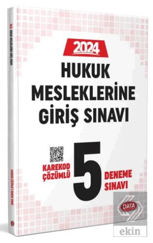 Hukuk Mesleklerine Giriş Sınavı 5 Deneme Sınavı - Karekod Çözümlü