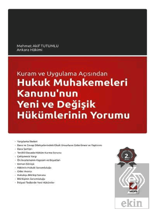Hukuk Muhakemeleri Kanunu'nun Yeni ve Değişik Hükü